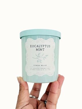 Leoben Company Eucalyptus Mint Stress Relief Scented Candle